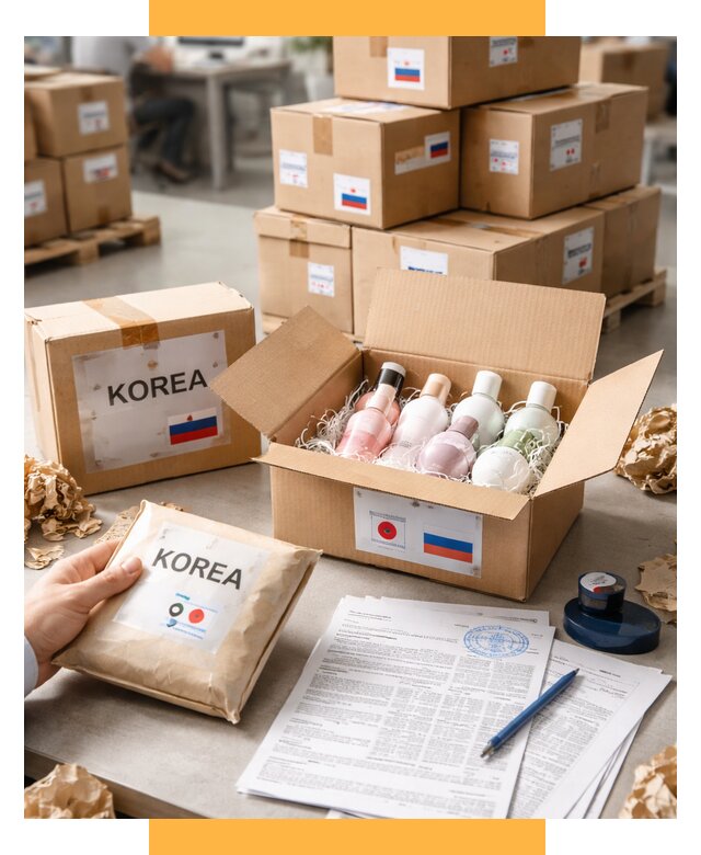 Доставка косметики из Кореи от 8829 р. под ключ | СетСервис-Бск
