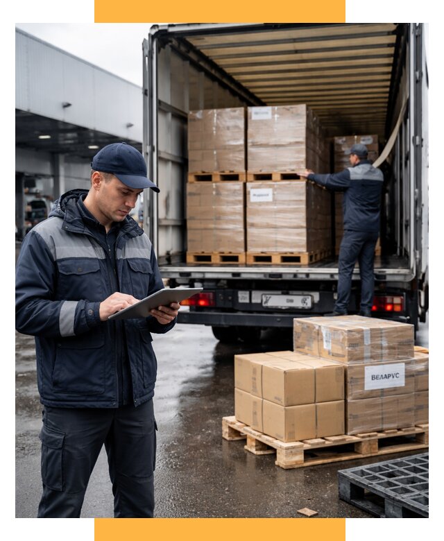 Доставка грузов из Беларуси от 15581 р. логистика СетСервис-Бск