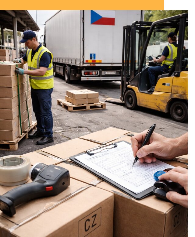 Доставка грузов в Чехию от 36355 руб, международные перевозки