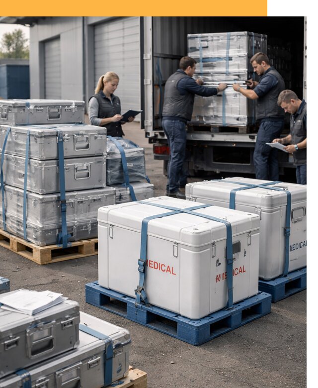 Перевозка медицинского оборудования по всему миру от 15581 руб