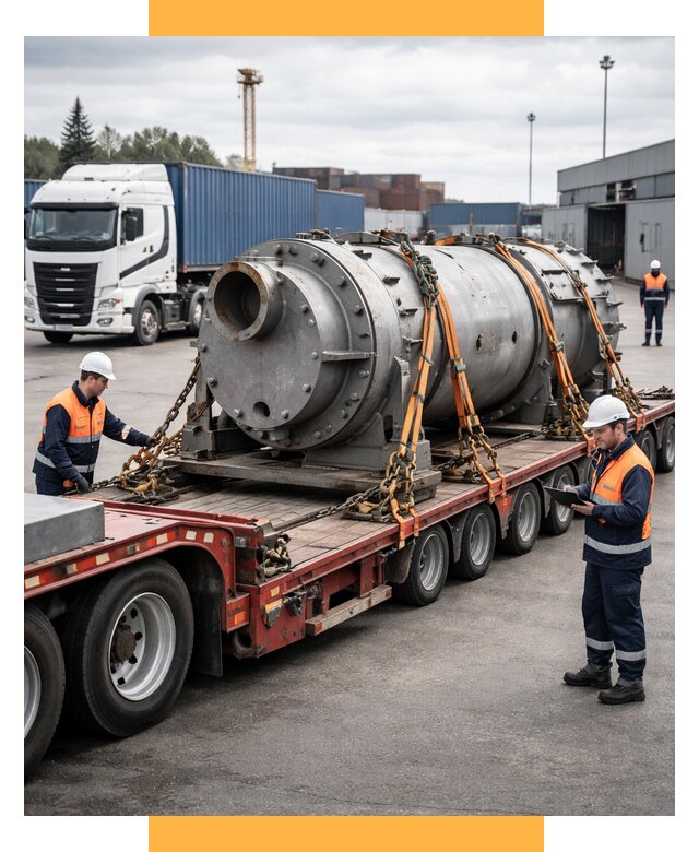 Перевозка тяжеловесных грузов под ключ от 155805 р. | СетСервис-Бск