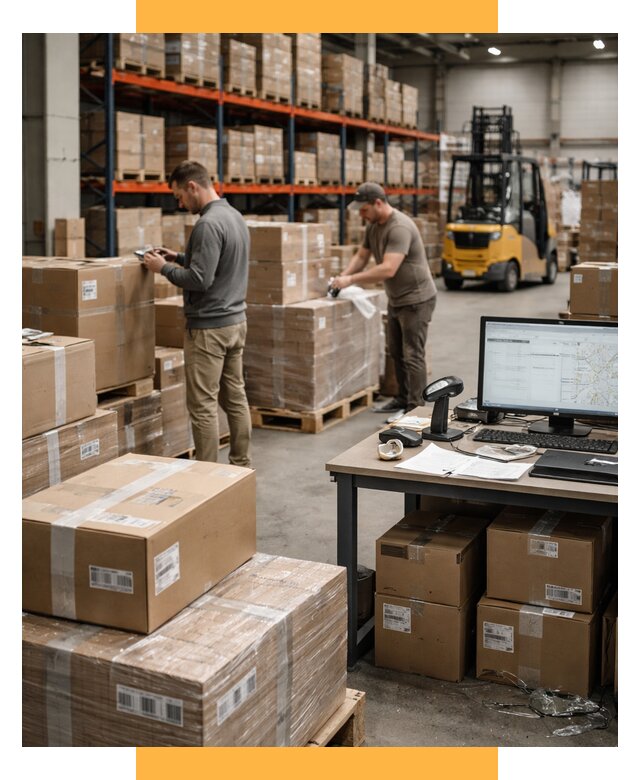 Склад консолидации в Европе от 6752 р., услуги СетСервис-Бск